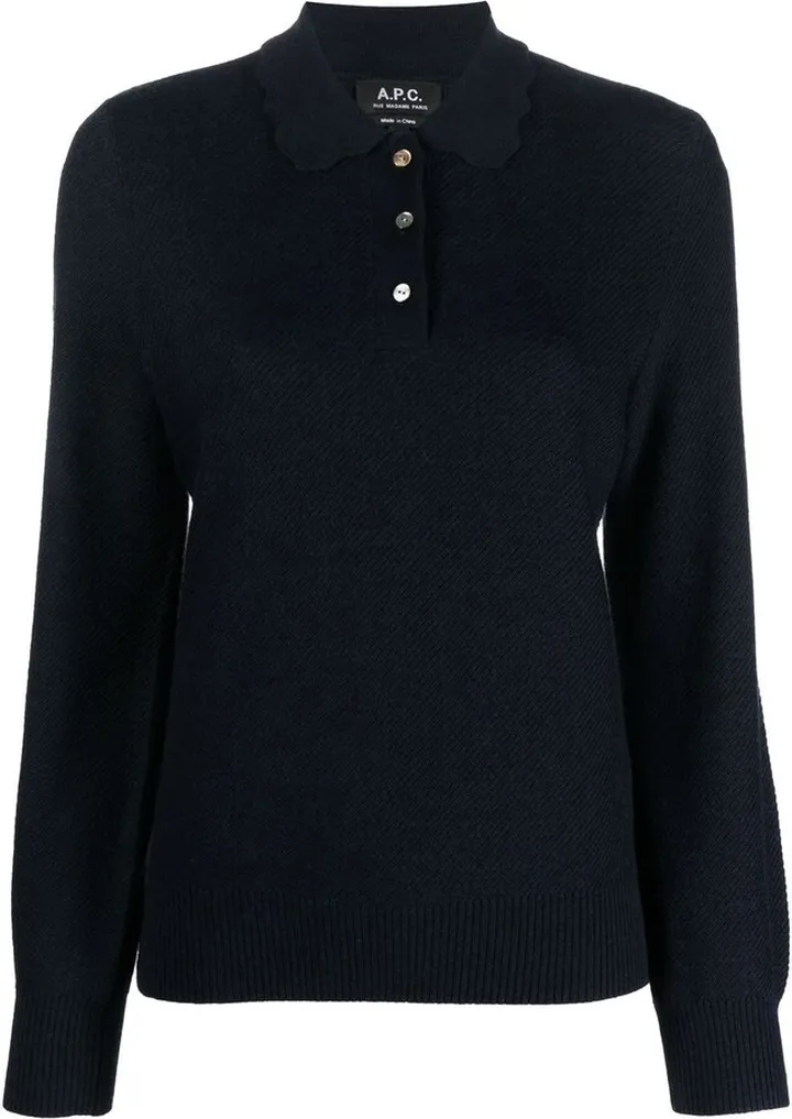 Long-Sleeved Polo Shirt