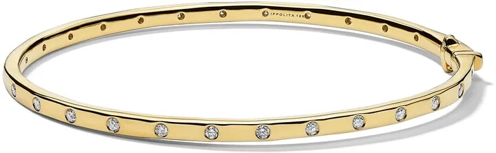 Stardust Diamond Thin Hinge Bangle