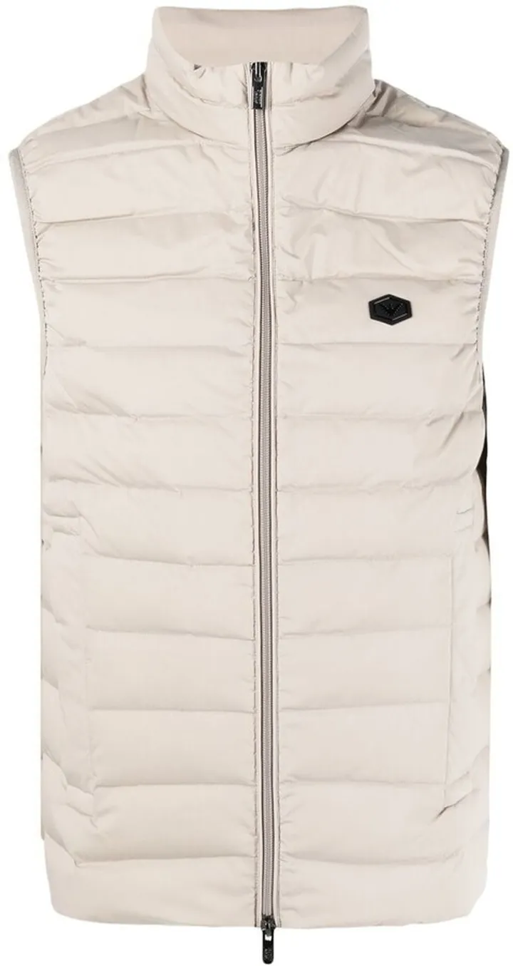 Logo-Plaque Zip-Up Gilet