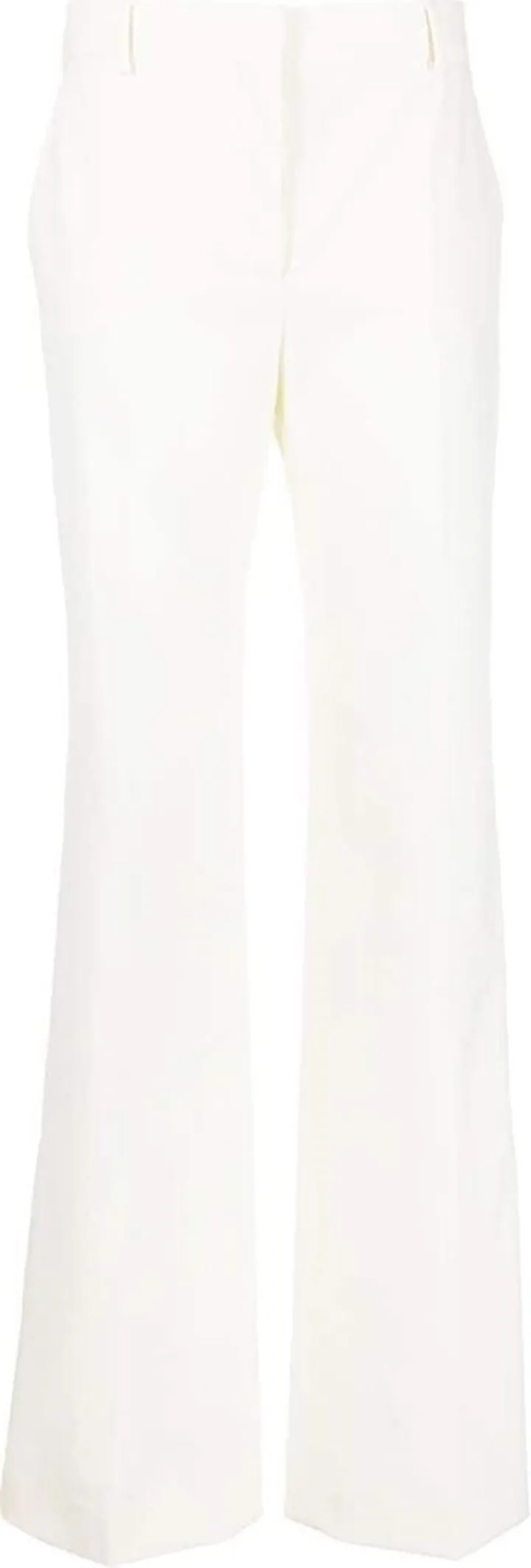 Straight-Leg Cut Trousers