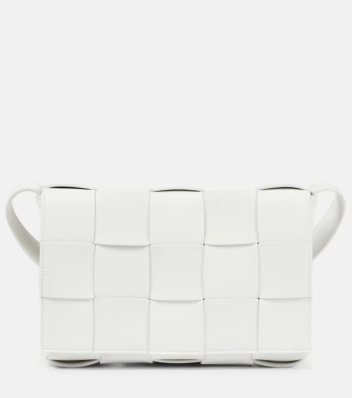 Cassette leather crossbody bag