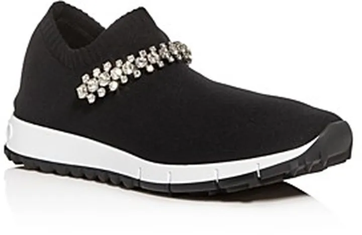 Jimmy Choo Women's Verona Knit Slip-On Sneakers