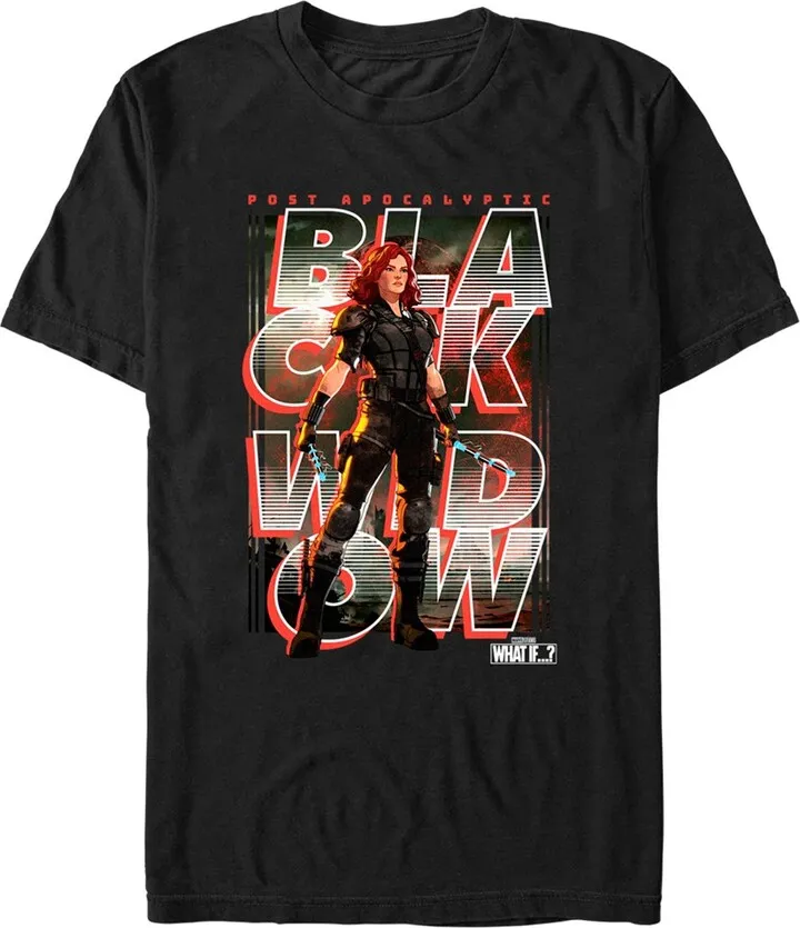Men's Marvel What if…? Apocalypse Black Widow T-Shirt - Black - 2X Large