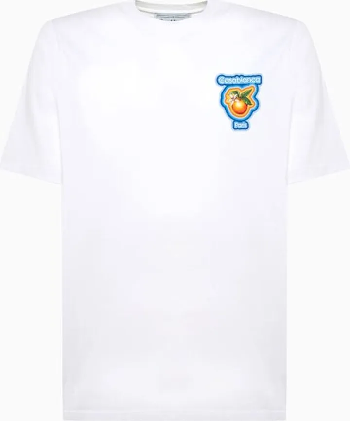 Casablanca Radiating Orange Print T-shirt