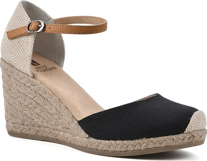White Mountain Mamba Espadrille Wedge Sandal