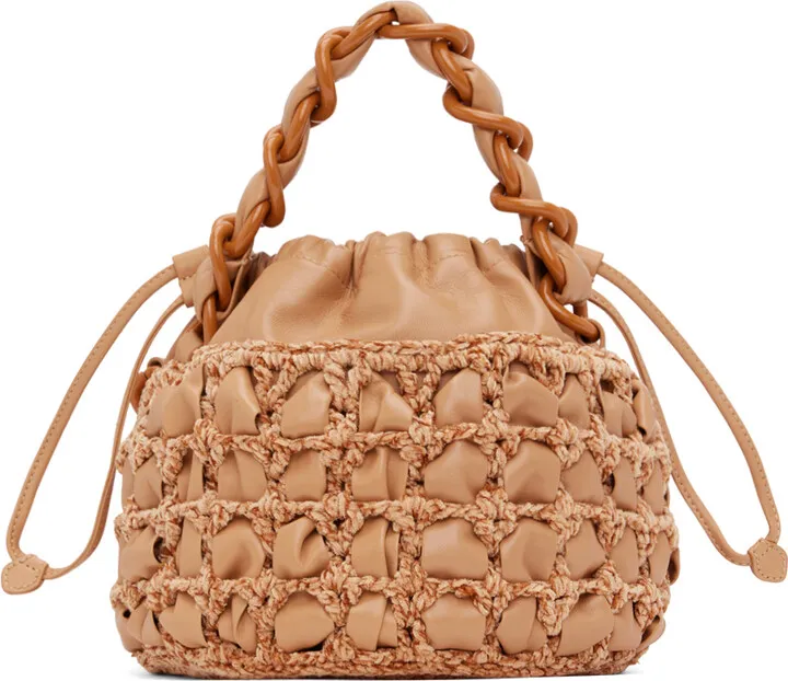 BY FAR Tan Cass Bag