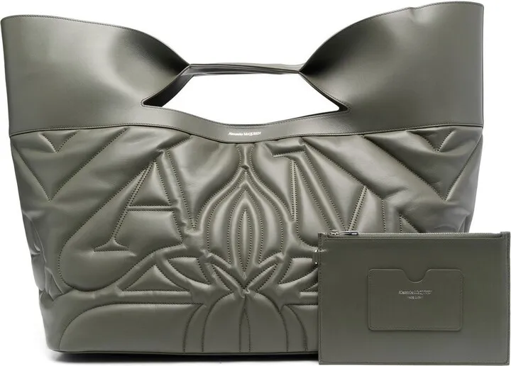 Matelassé-Effect Tote Bag