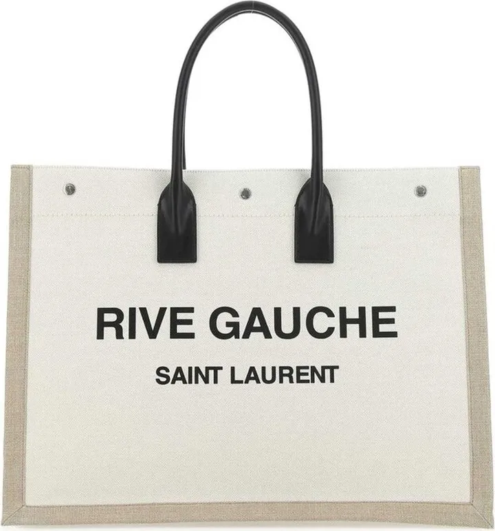 Saint Laurent Logo Printed Tote Bag
