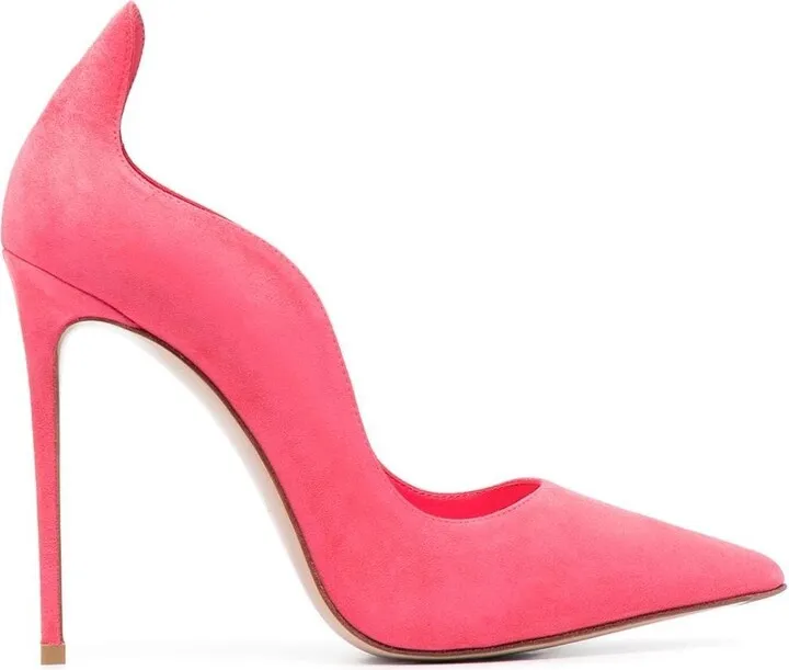 Ivy 110mm suede pumps