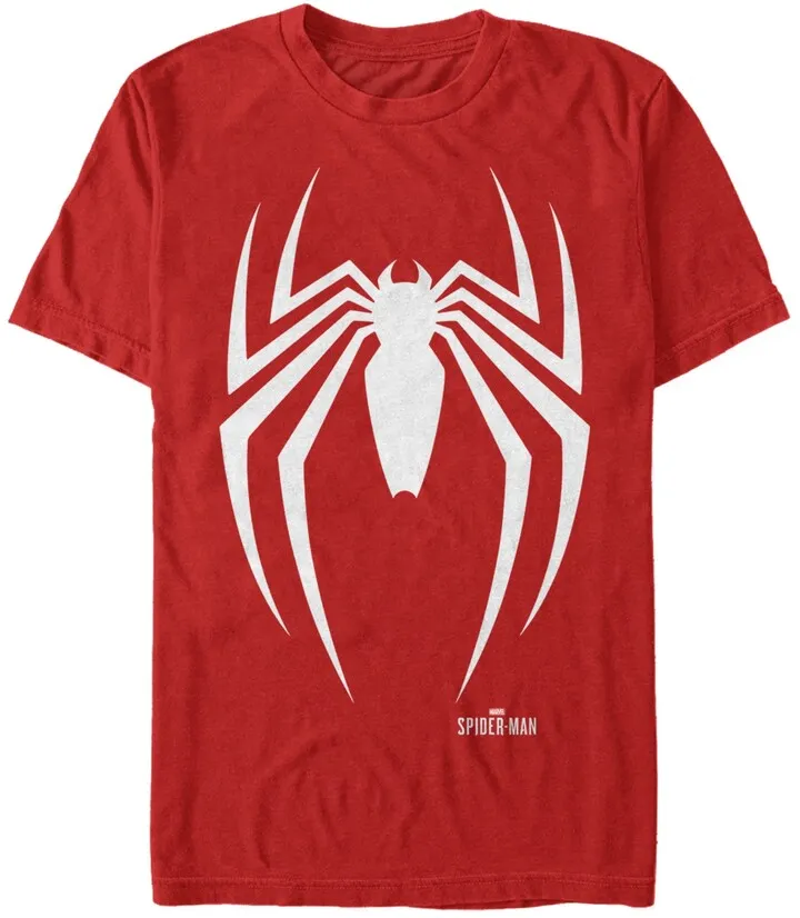 Marvel Men's Spider-Man Gamerverse Spider-Man Logo Short Sleeve T-Shirt