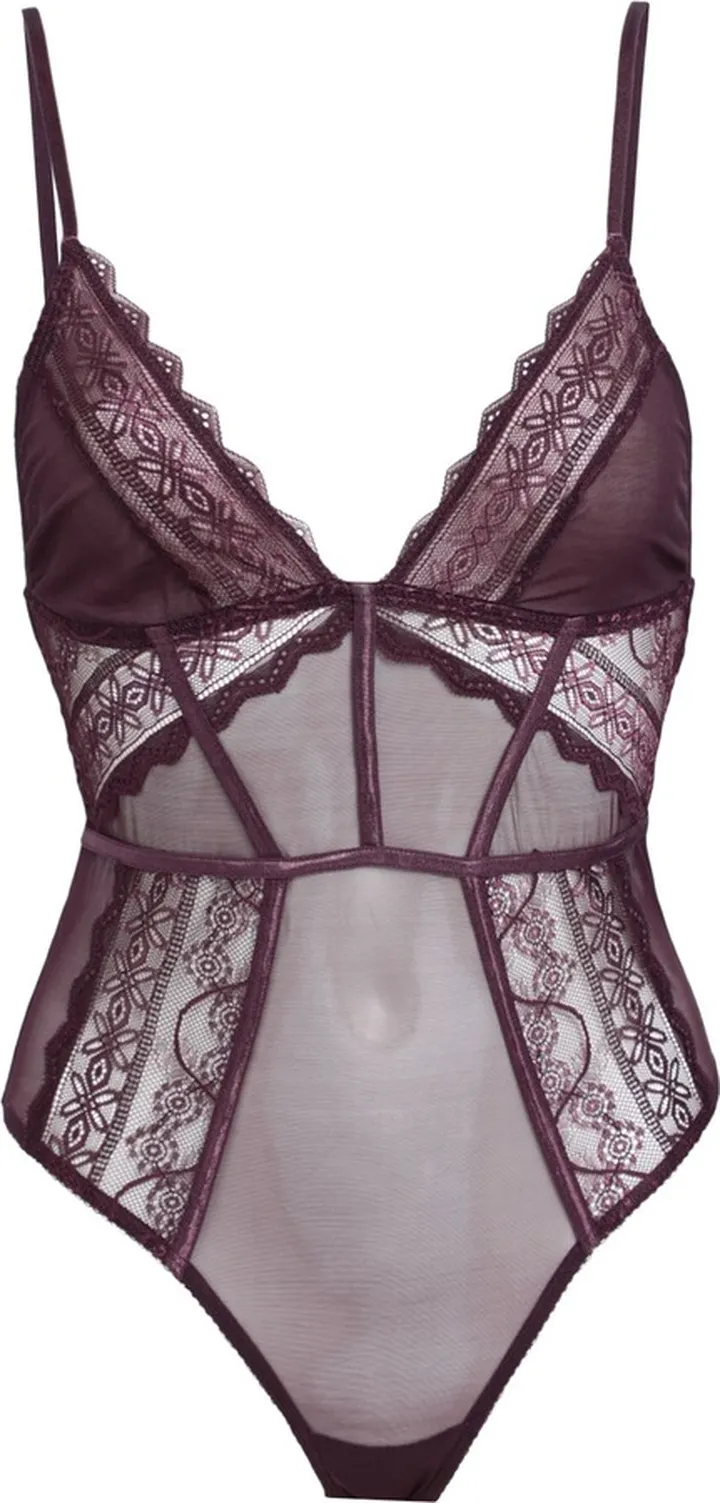 Lingerie Bodysuit Burgundy