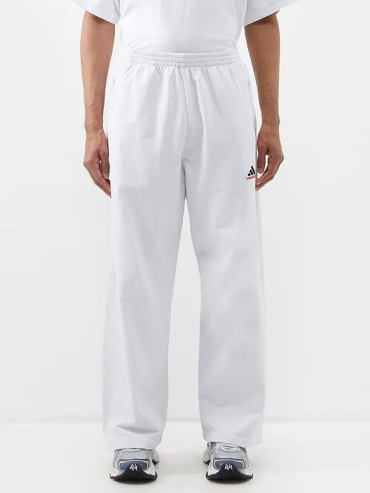 X Adidas Cotton-jersey Track Pants