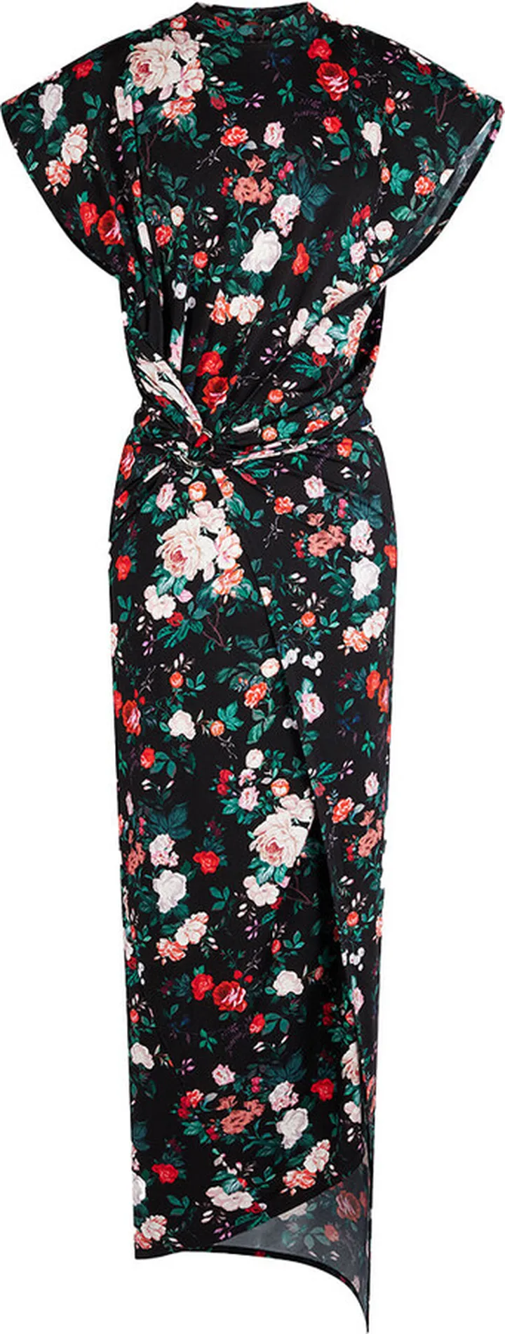 Draped Midi Dress