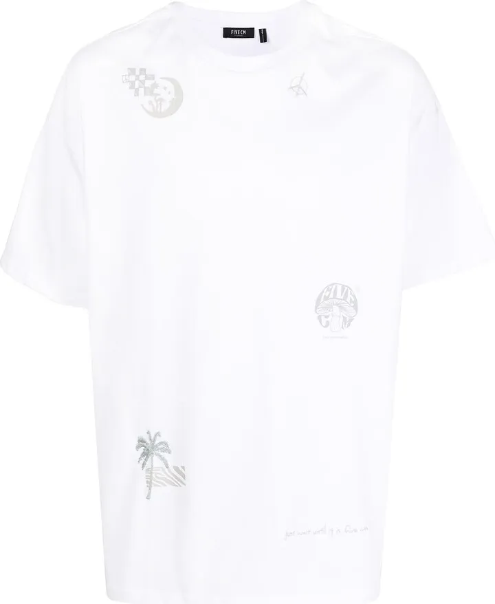 logo-print short-sleeved T-shirt