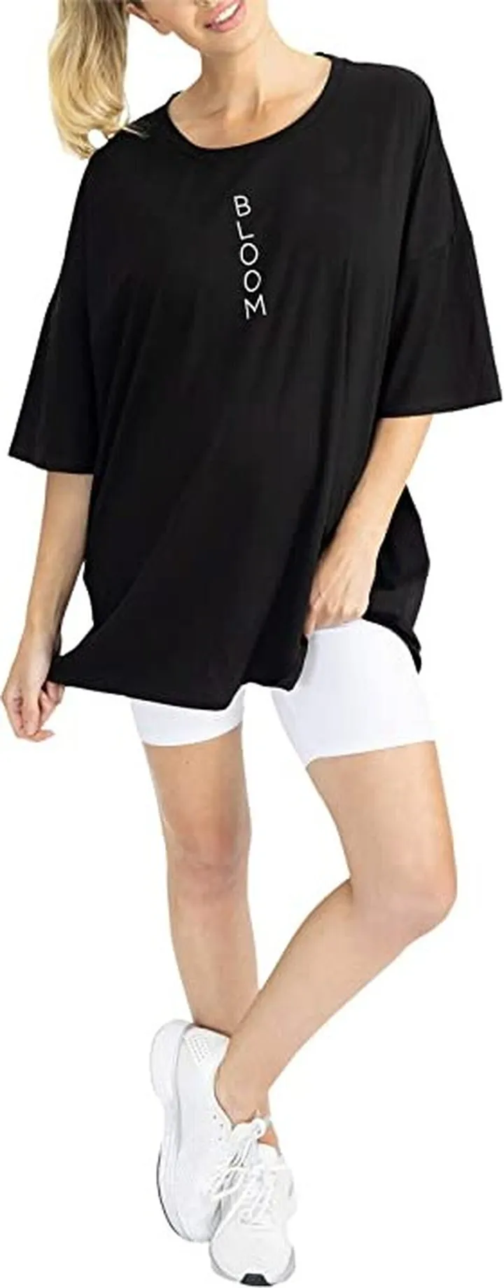 Angel Maternity Maternity Bike Shorts - Two-Piece Set (White) Women's Clothing