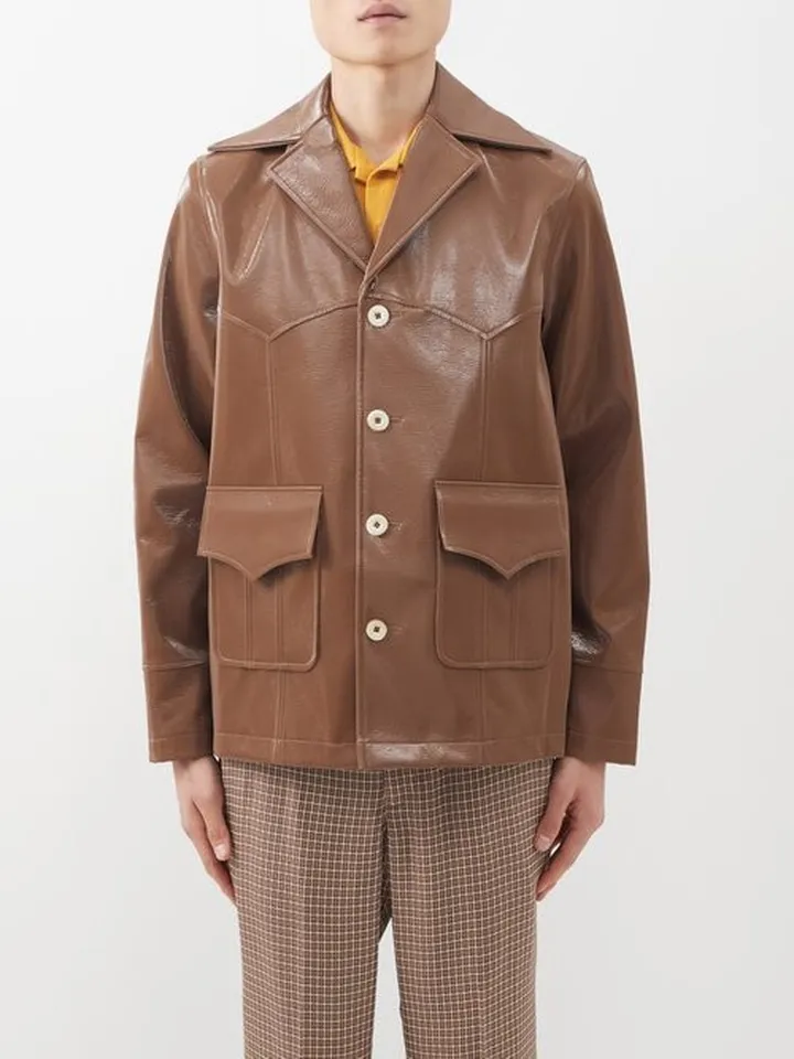 Jules Faux-leather Jacket