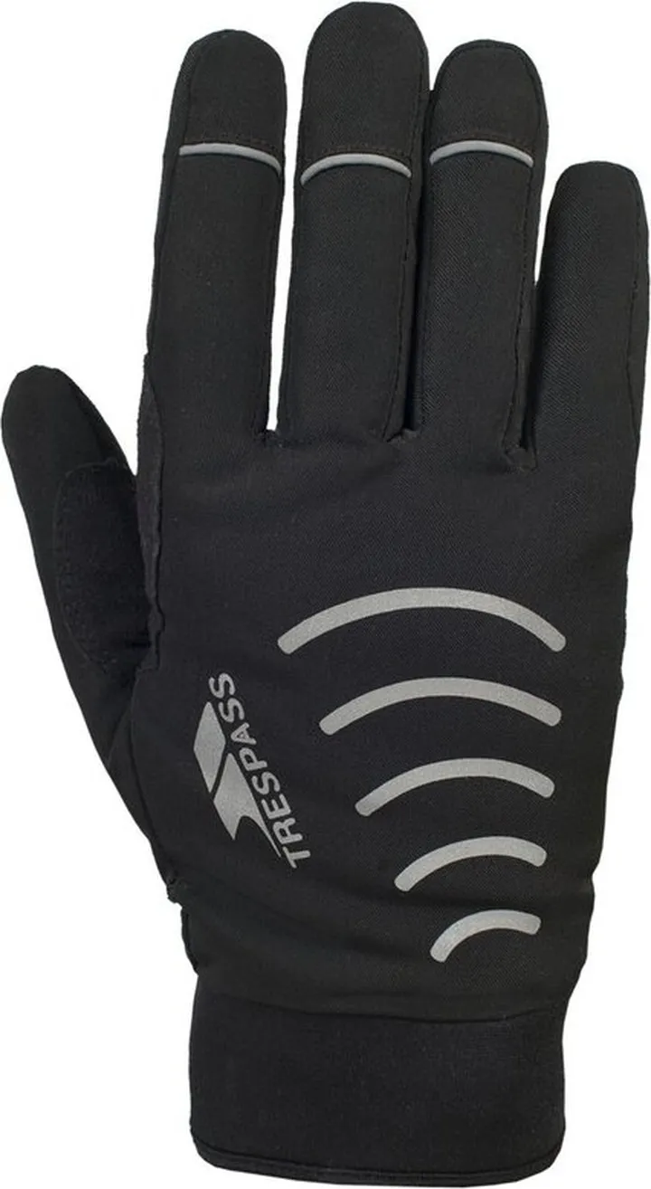 Trespass Adults Unisex Crossover Gloves (1 Pair) - Black
