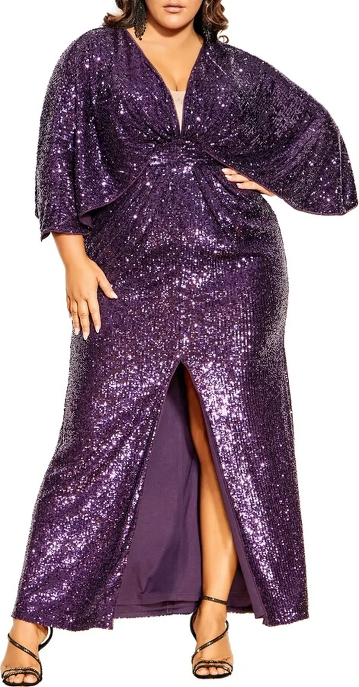 Sofia Luxe Sequin Gown