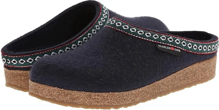 Haflinger GZ Classic Grizzly (Med Blue) Clog Shoes