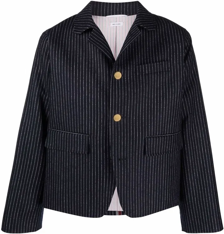 RWB-stripe cropped jacket