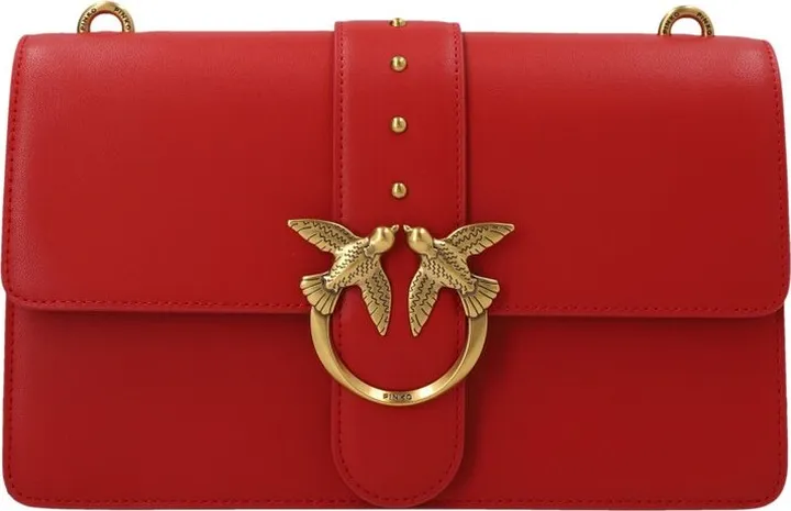 Pinko Love One Classic Logo Plaque Crossbody Bag