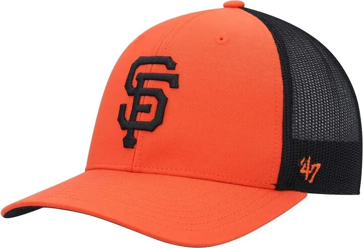Men's '47 Brand Orange San Francisco Giants Secondary Trucker Snapback Hat