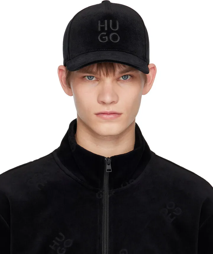 Hugo Black Logo Cap