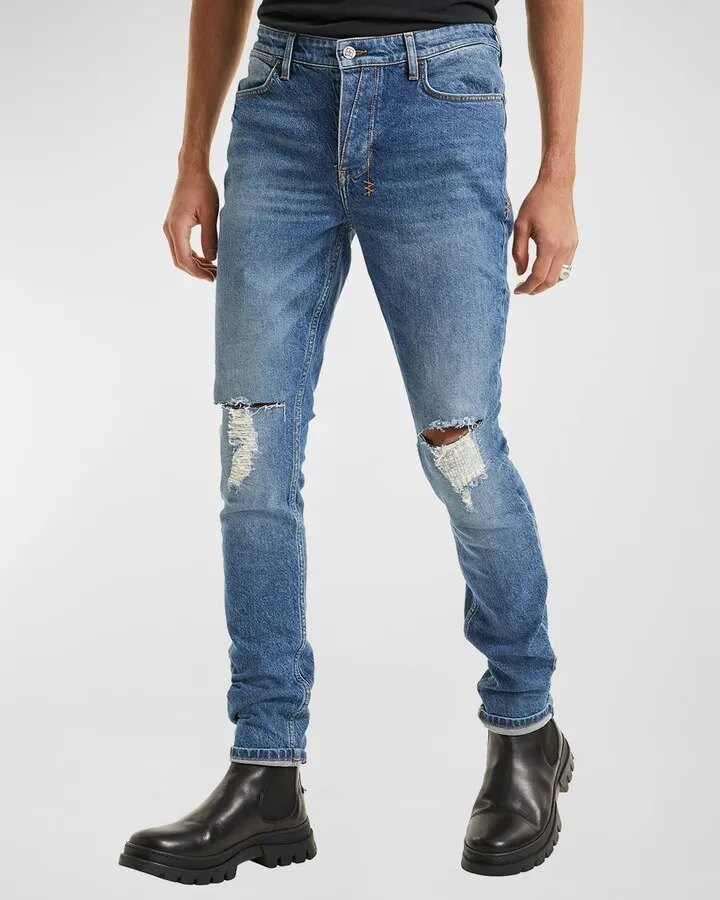 Men's Van Winkle Blazed Trashed Skinny Jeans