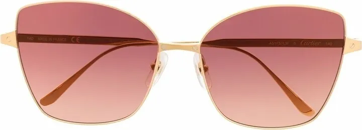 Cat-Eye Gradient-Lense Sunglasses