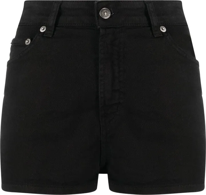 Denim High-Waisted Shorts