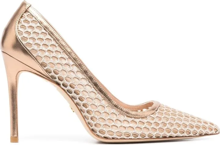100mm Stiletto-Heel Leather Pumps