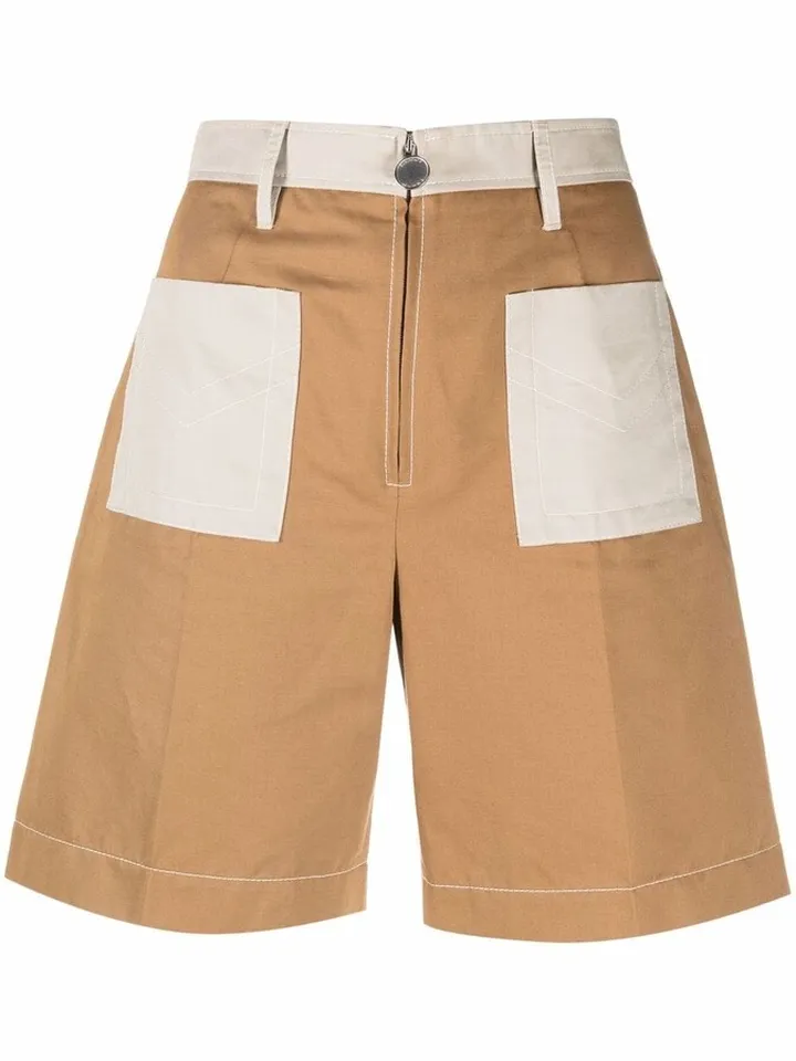Two-Tone Panel Shorts