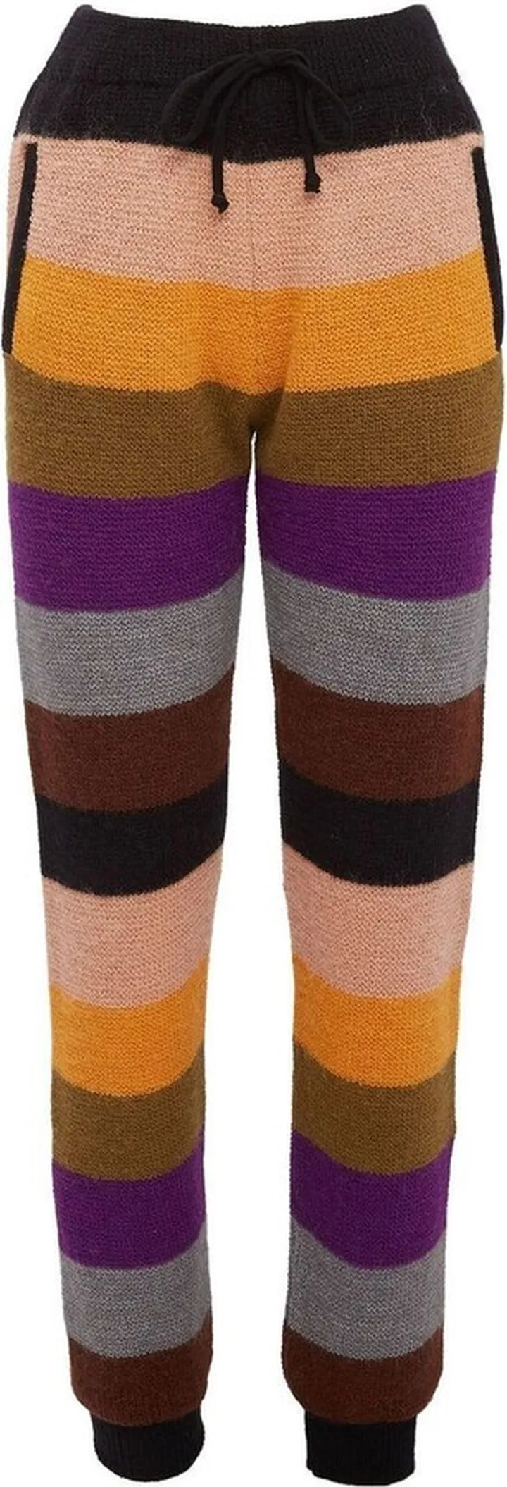 Multicolour Stripe Knitted Joggers