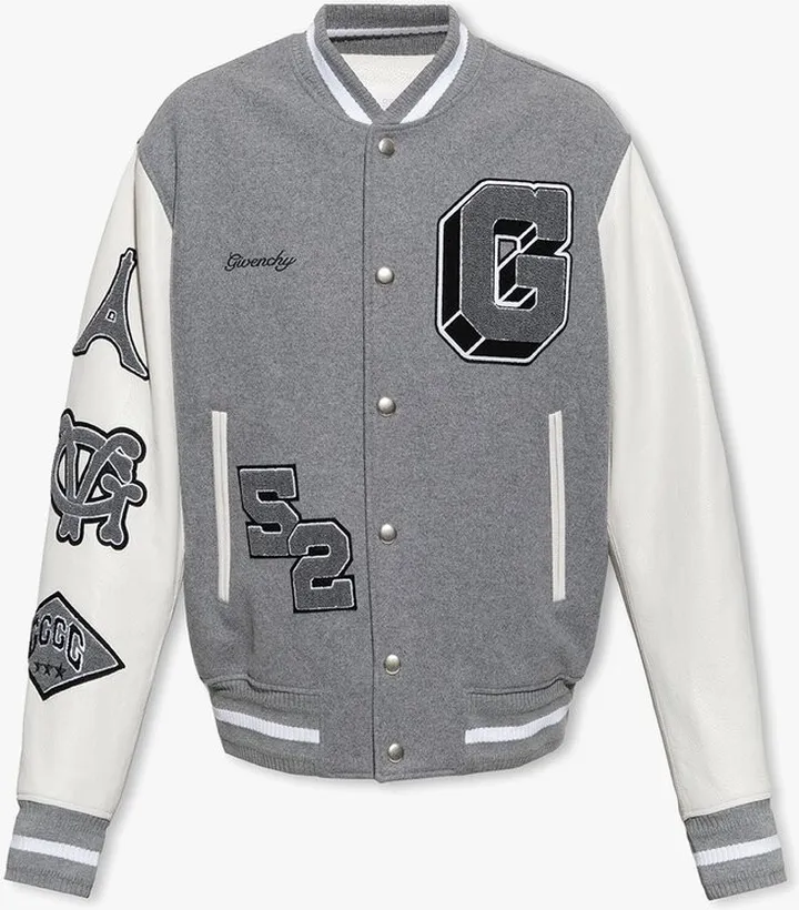 Givenchy Logo Embroidered Bomber Jacket