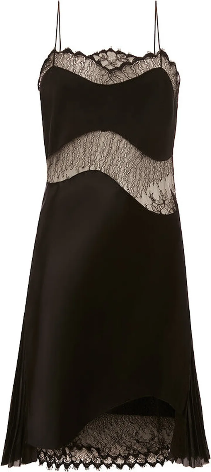 Lace Detail Cami Mini Dress
