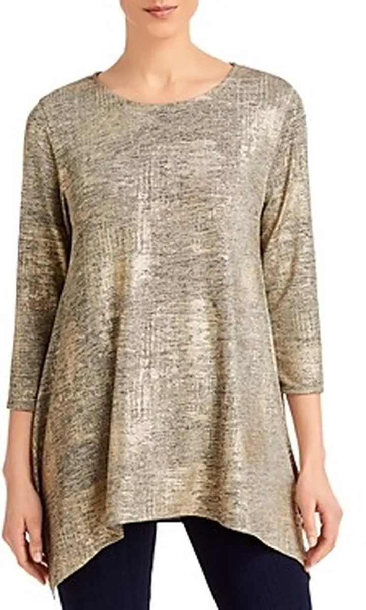 Caroline Rose Metallic Tunic