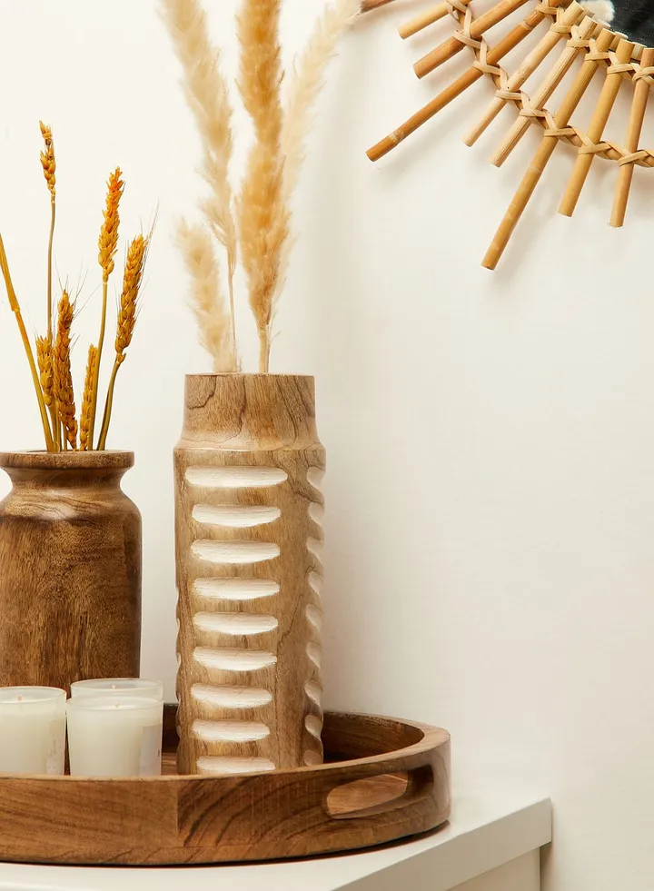 Decorative Wooden Vase