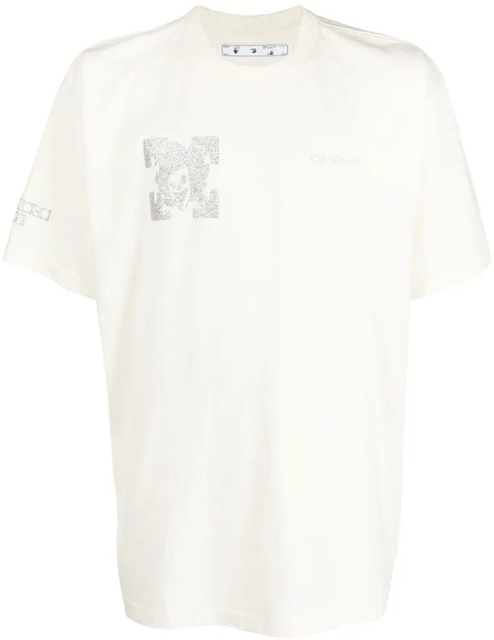 x Circoloco glitter-logo T-shirt
