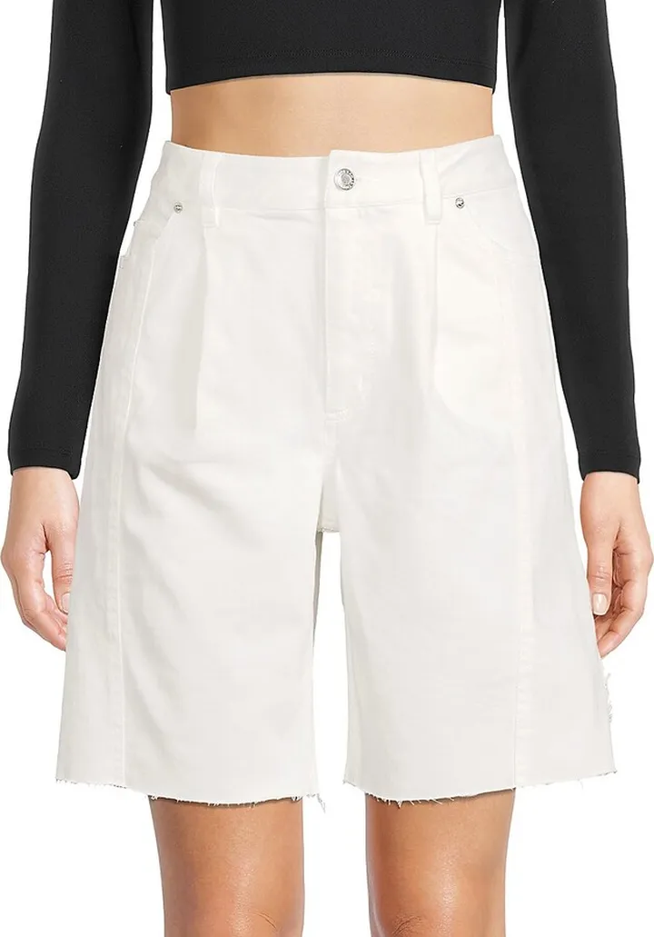 Von Frayed Denim Shorts