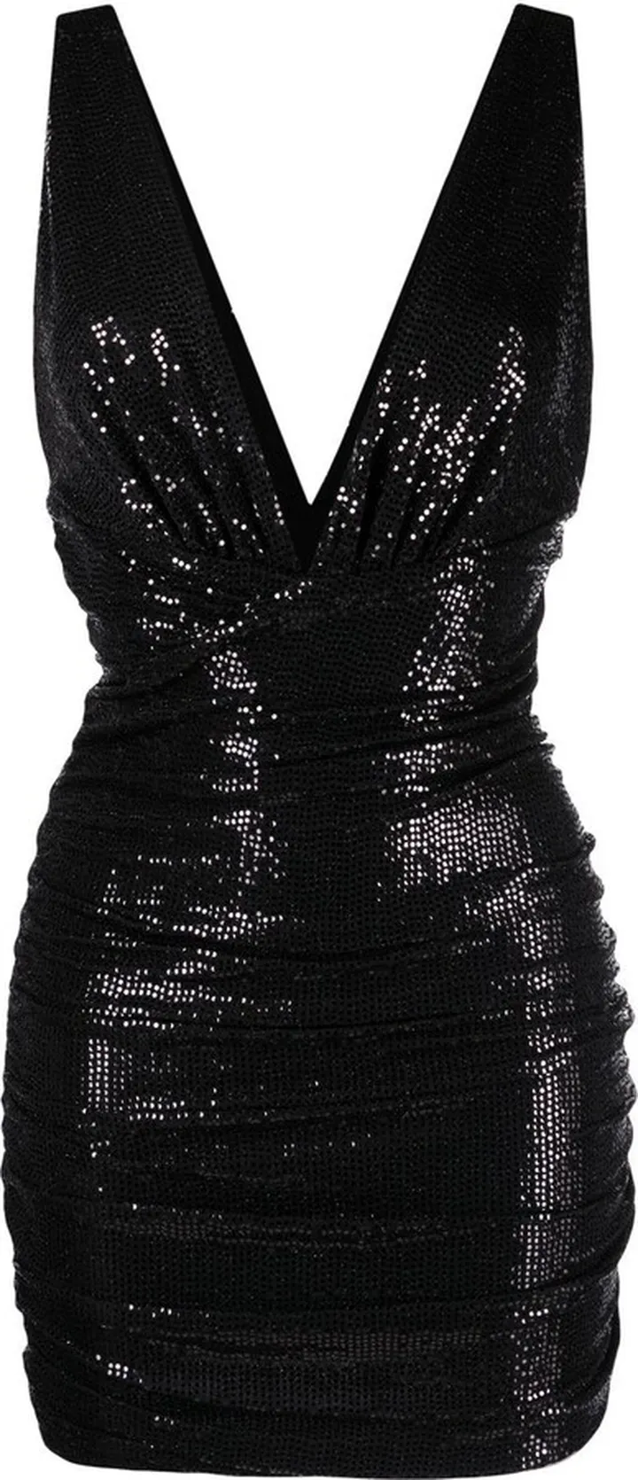 V-Neck Sequin Dress