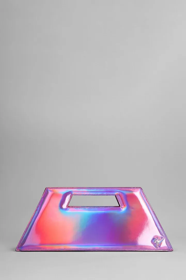 Melose Hand Bag In Fuxia Leather