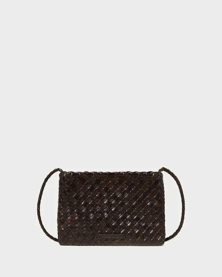 Marison Chocolate Woven Crossbody