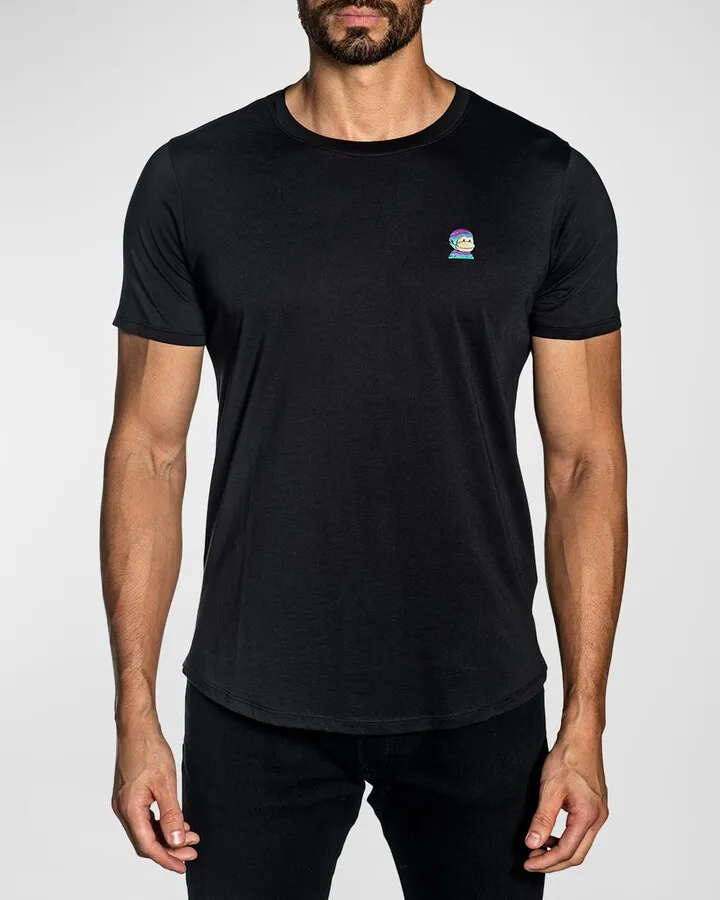 Men's NFT Embroidered Pima Cotton T-Shirt