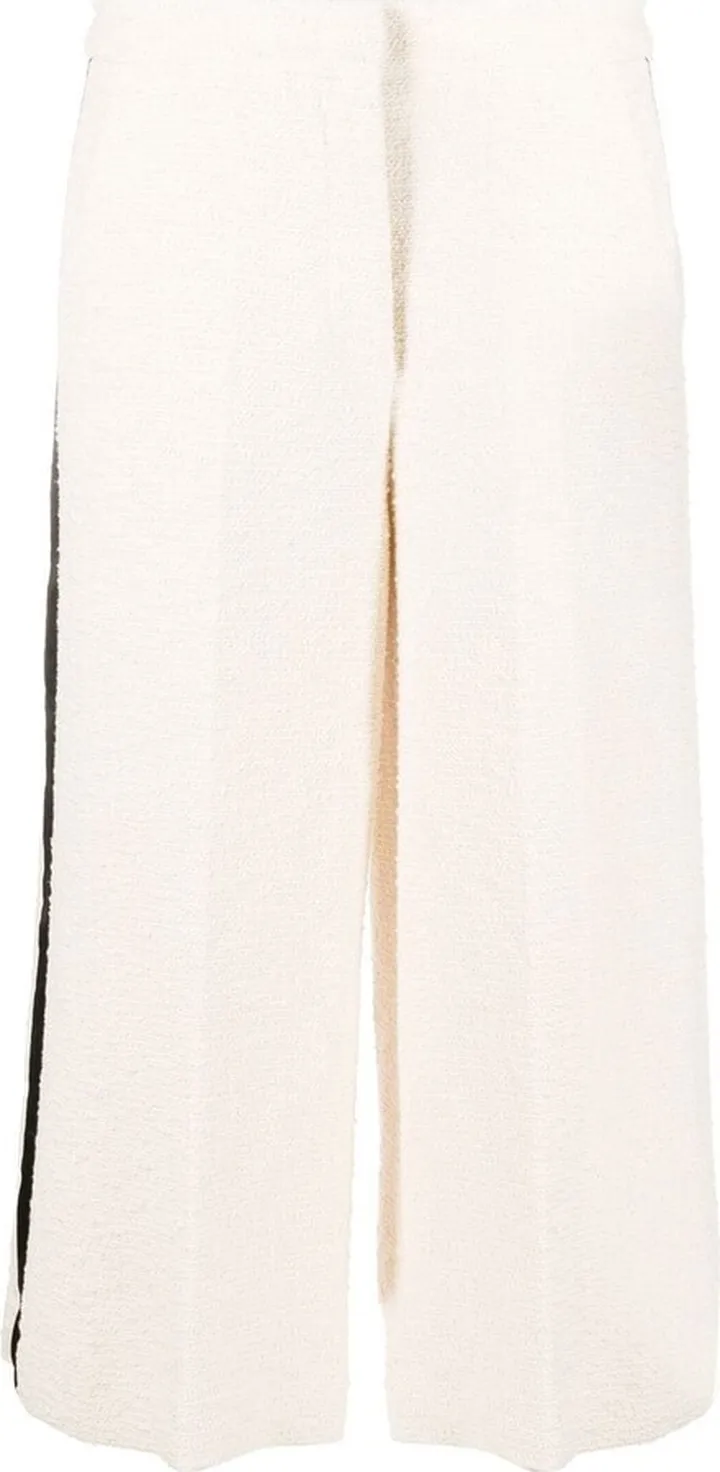 High-Waisted Cropped Trousers