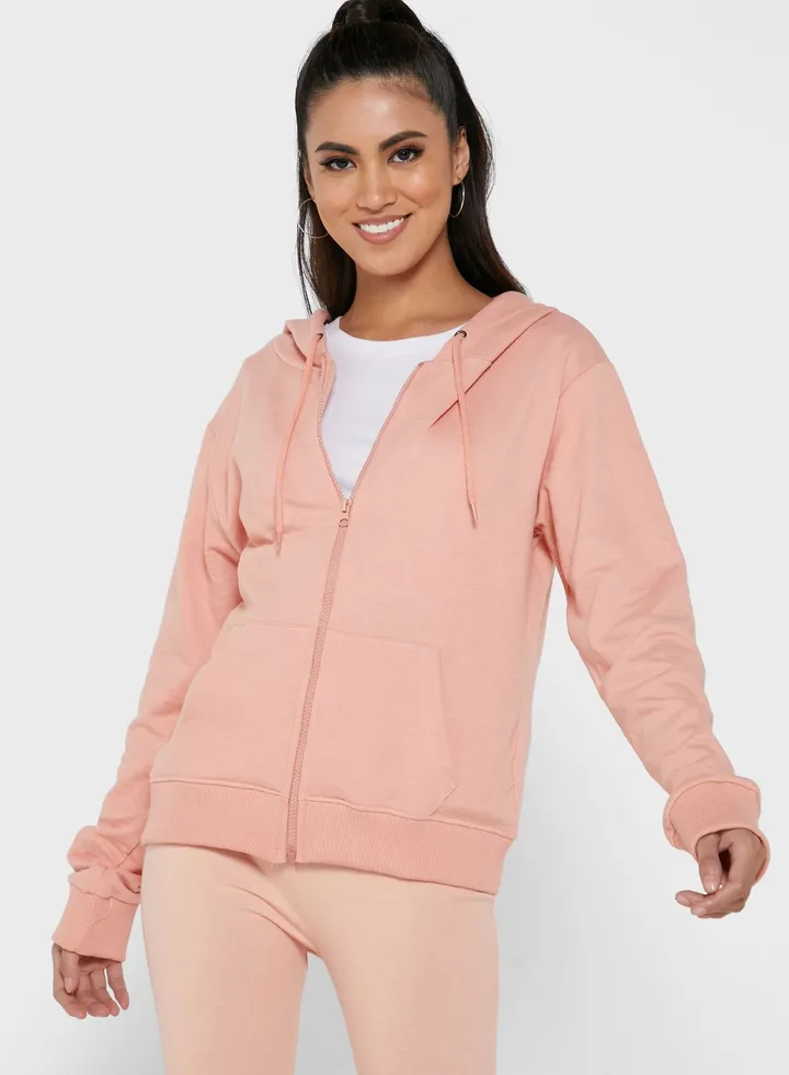 Zip Front Hoodie
