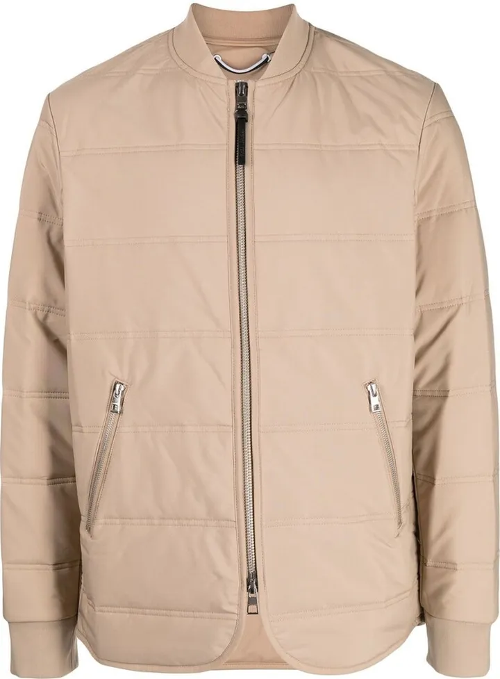 Quilted Bomber Jacket