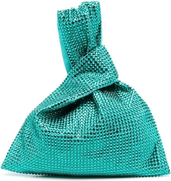 Mini Crystal-Embellished Tote Bag