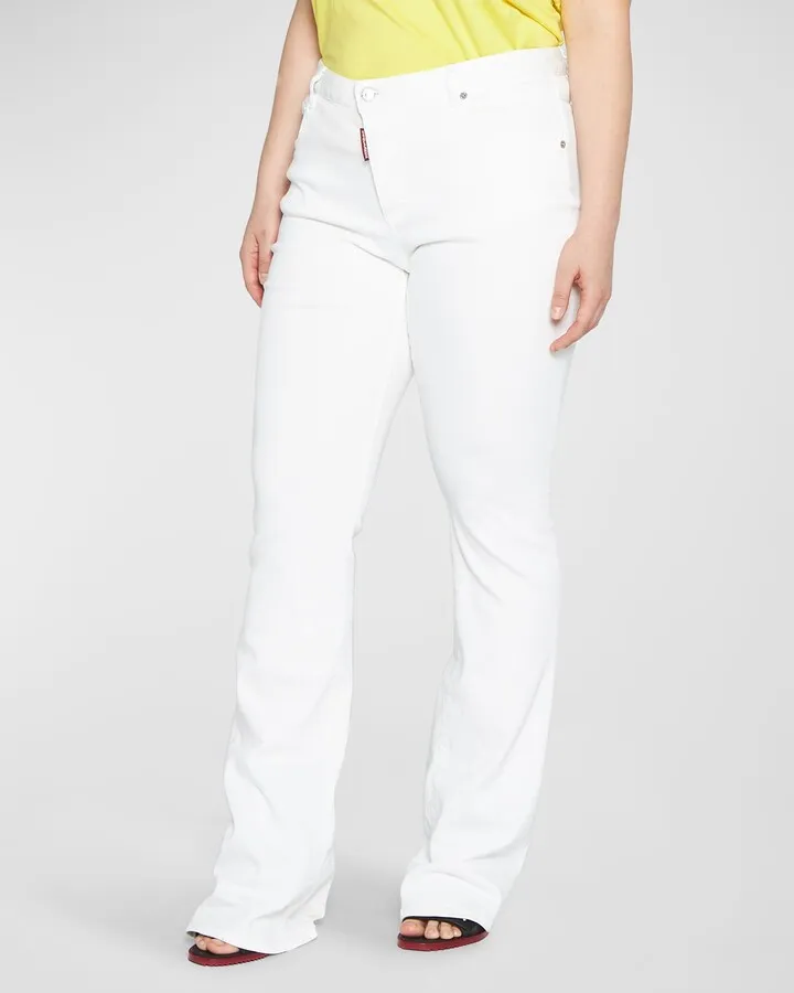 Mid-Rise Bootcut Jeans