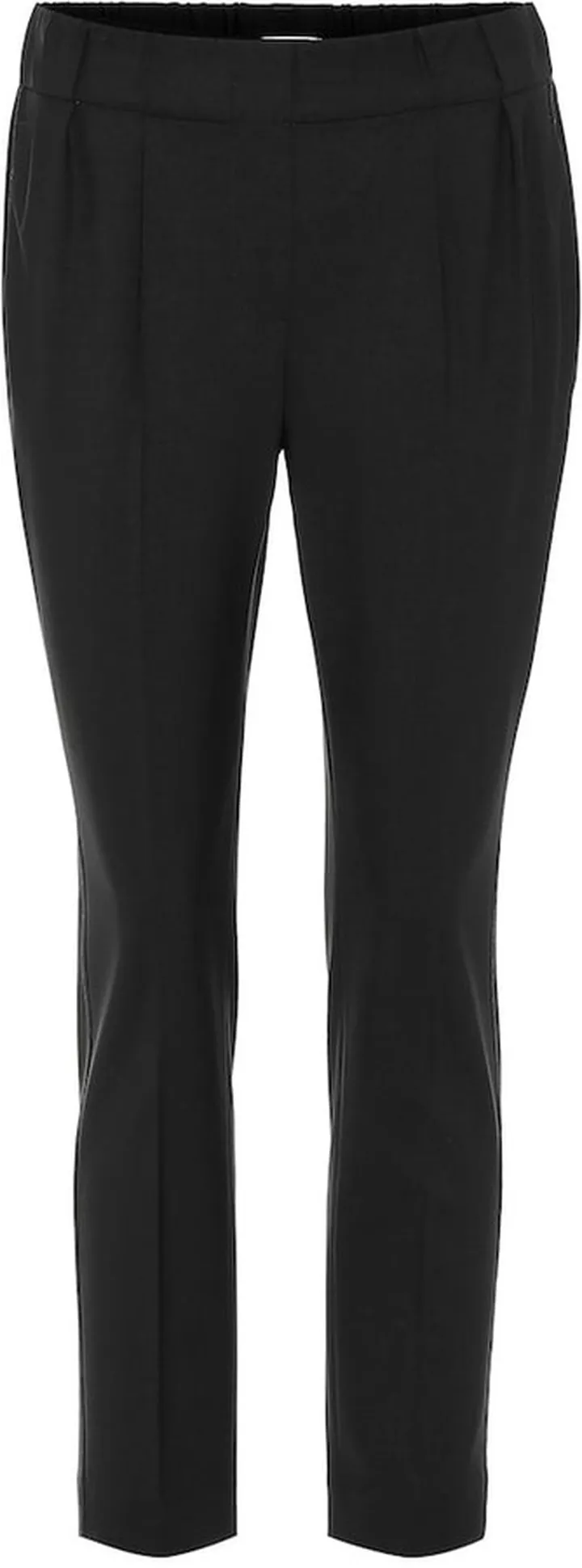 Cropped wool-blend pants