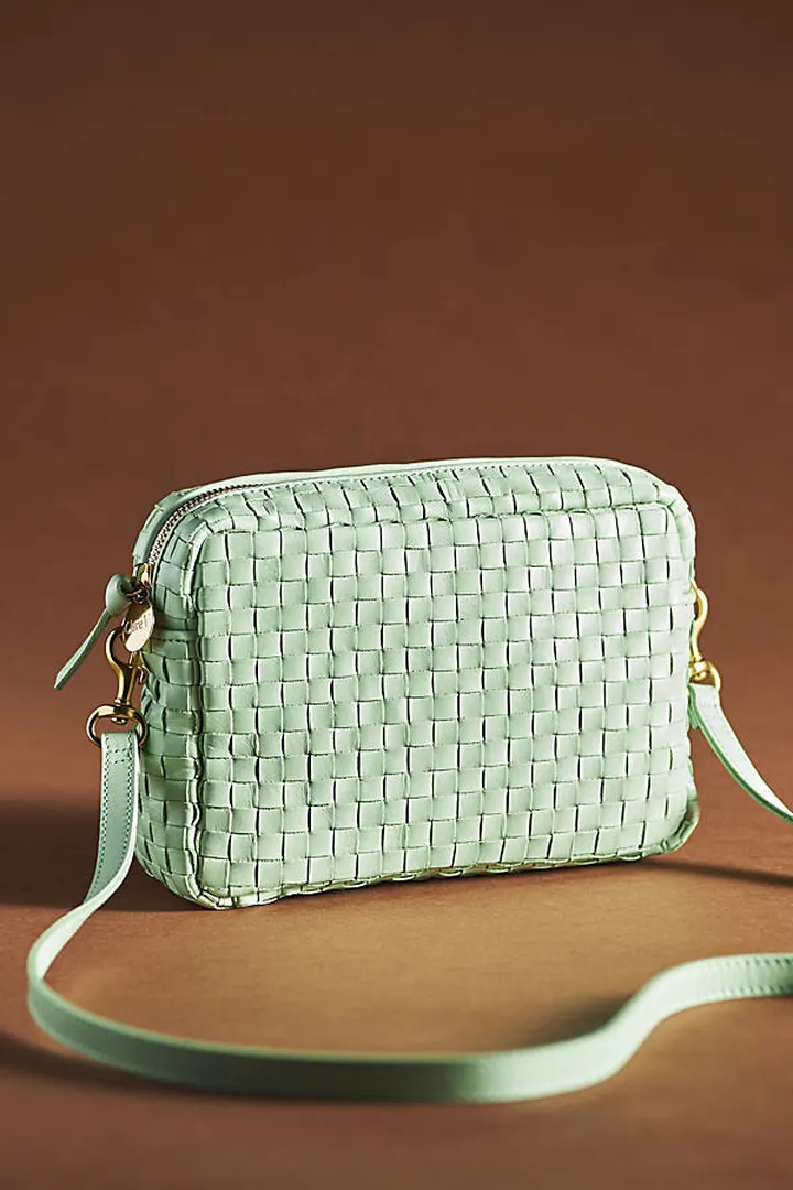 Clare V. Midi Sac Crossbody Bag Blue